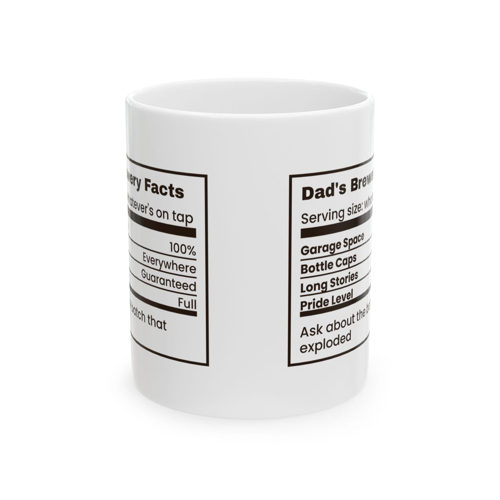 Dad's Brewery Facts Coffee Mug For Beer Lovers