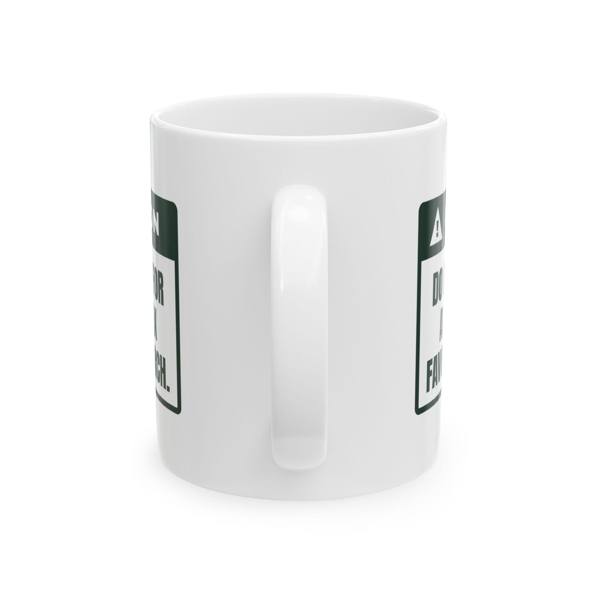 Funny Accountant Coffee Mug No Quick Favors Caution Label