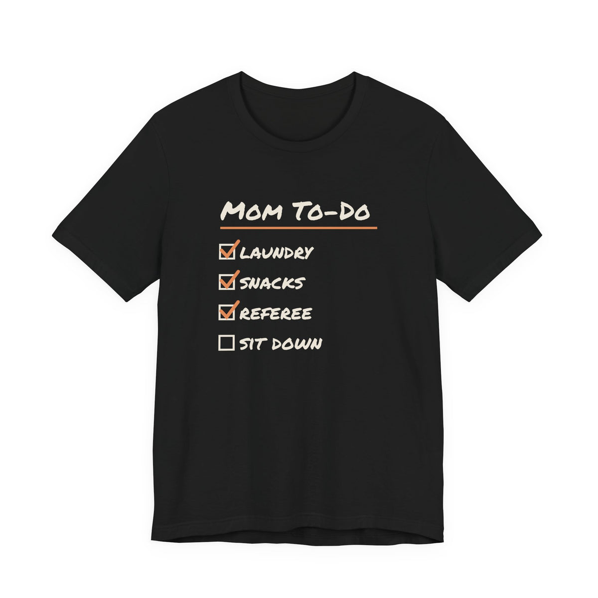 Funny Mom Shirt Mom To Do List Referee