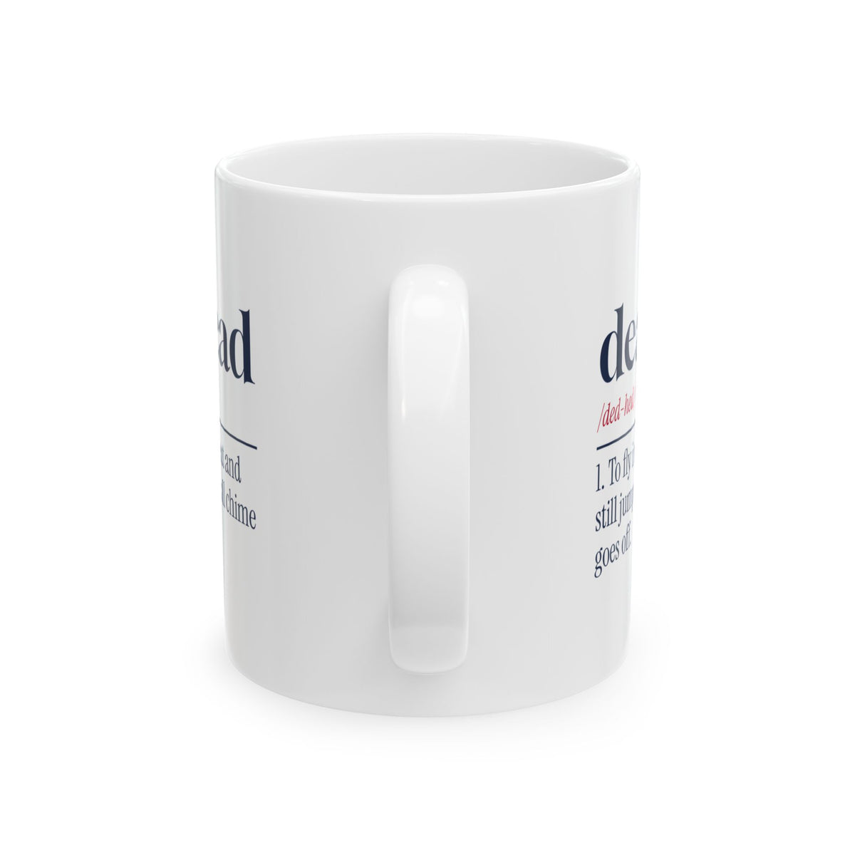 Funny Flight Attendant Coffee Mug Deadhead Dictionary For Cabin Crew