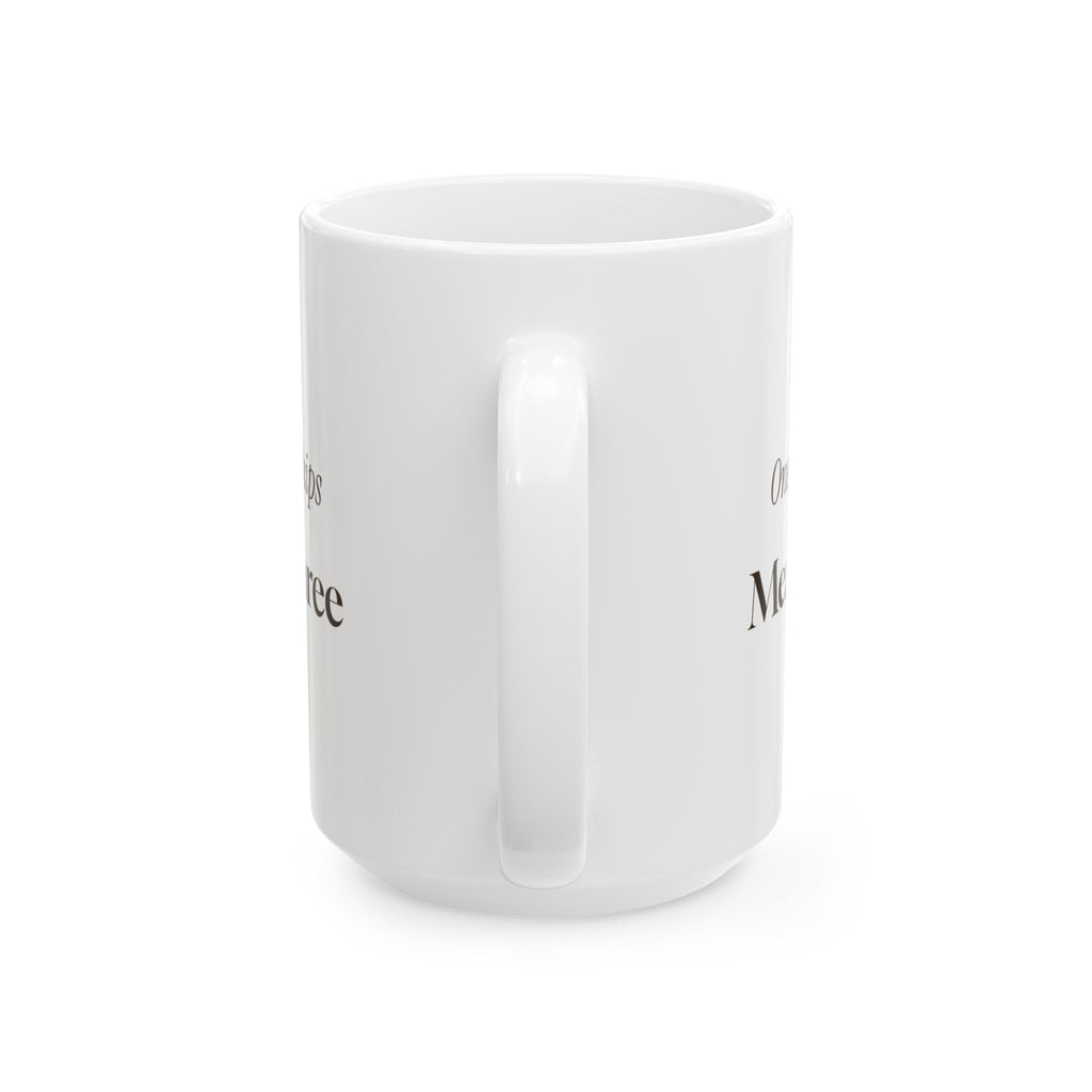 Funny Christmas Baking Coffee Mug One Cup Of Chips Means Three