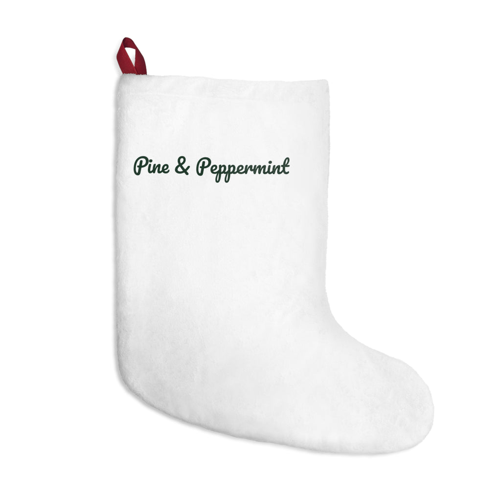 Christmas Stocking Pine And Peppermint Cozy Winter Mug