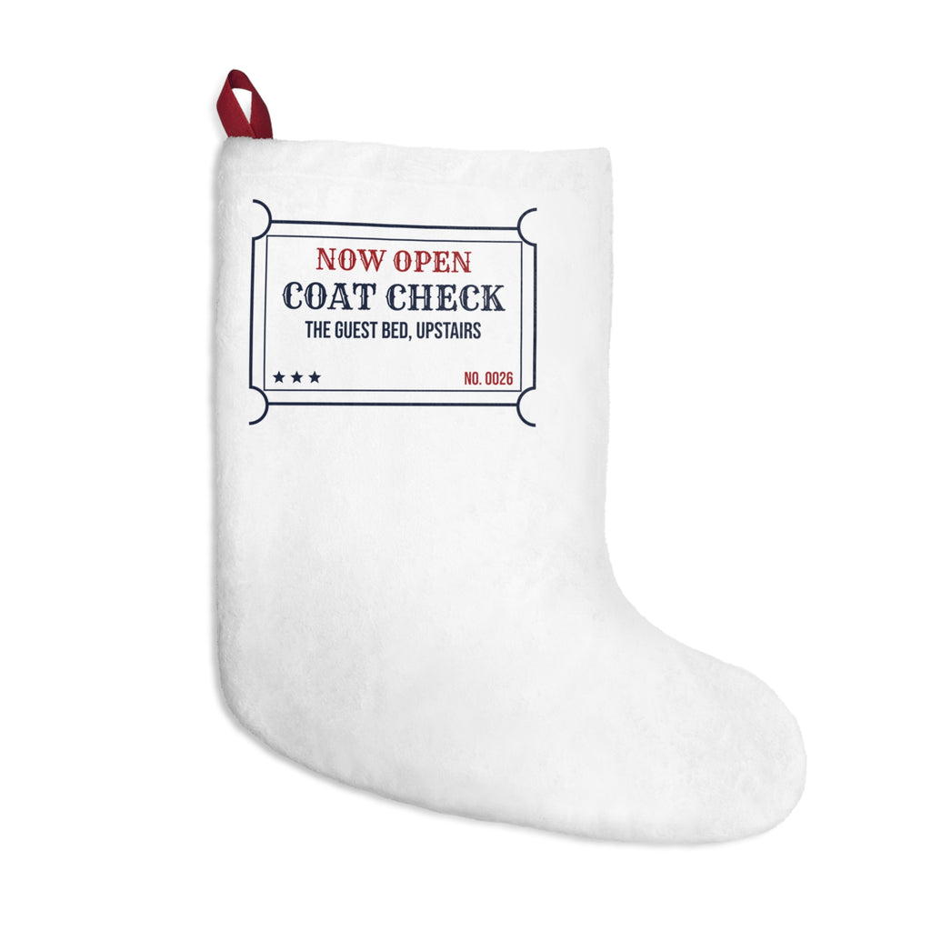 Funny Christmas Stocking Coat Check The Guest Bed For Hosts