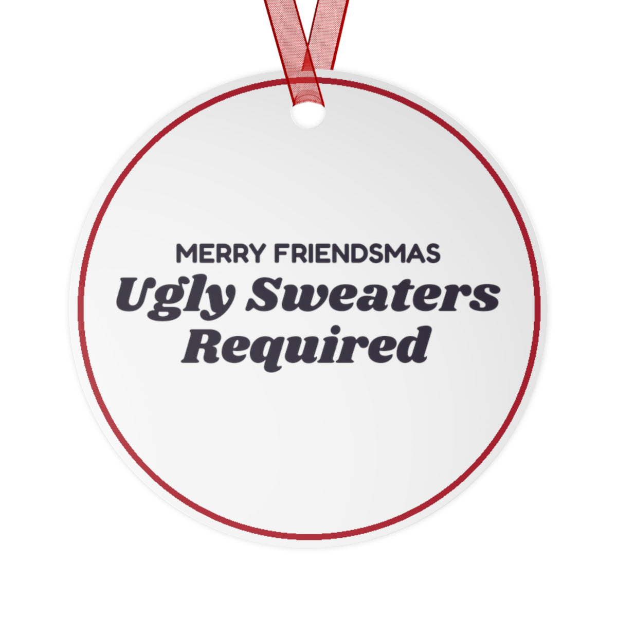 Funny Christmas Ornament Merry Friendsmas For Friend Groups