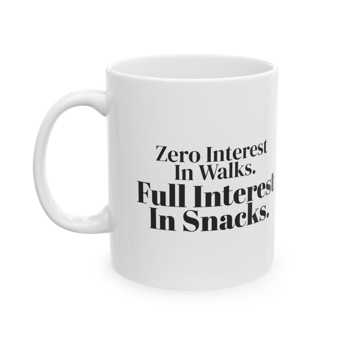Funny Frenchie Coffee Mug Zero Interest In Walks