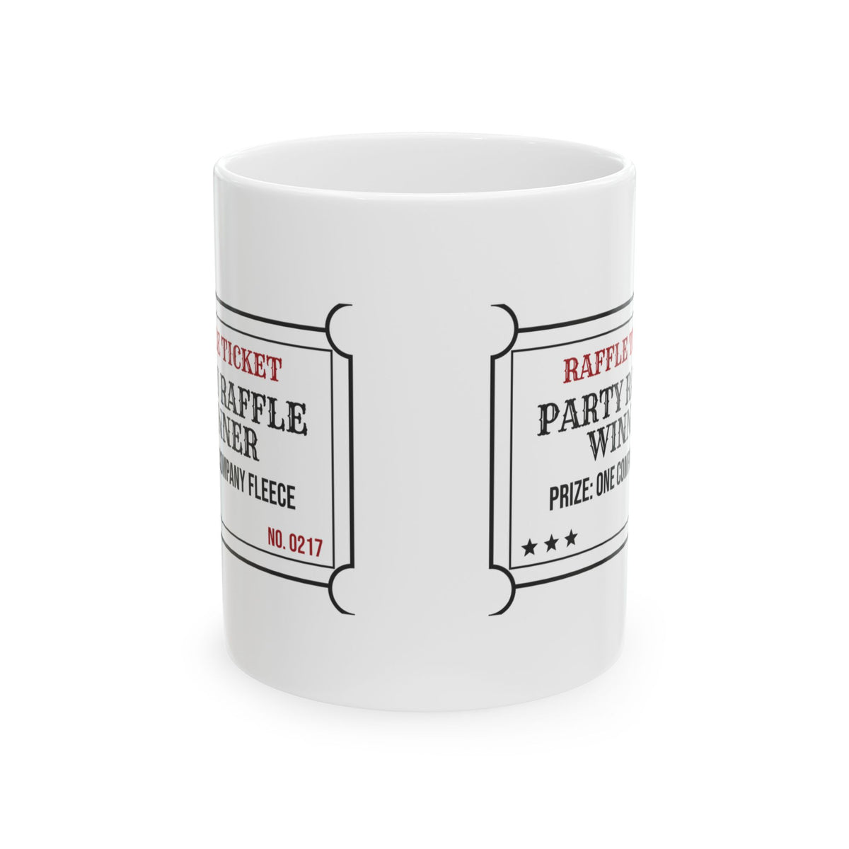 Funny Christmas Coworker Coffee Mug Party Raffle Winner Company Fleece