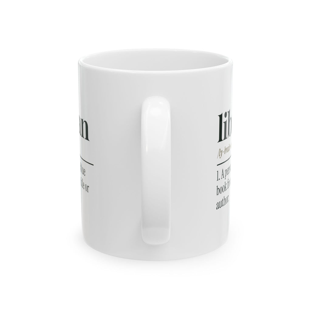 Funny Librarian Definition Coffee Mug It Was Blue Found It
