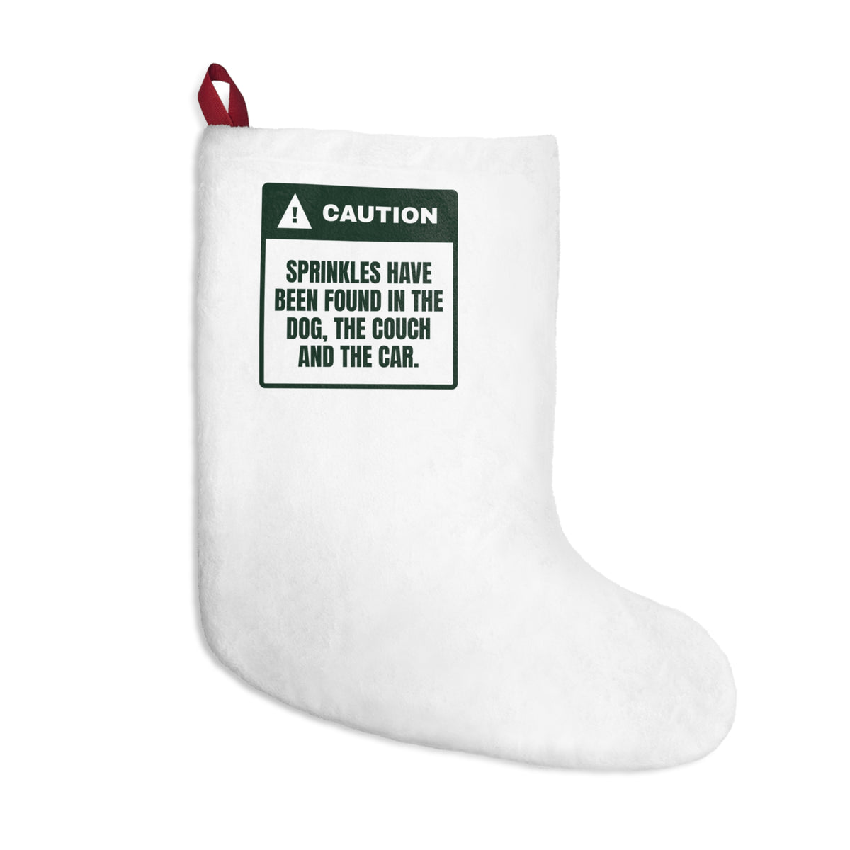 Funny Christmas Stocking Sprinkles Everywhere Even The Car For