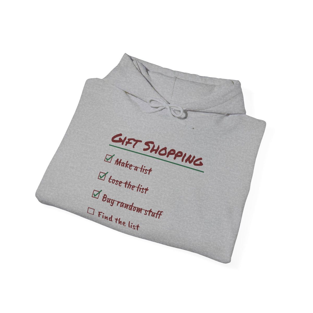 Funny Christmas Shopping Hoodie Lose The List Find It December 26
