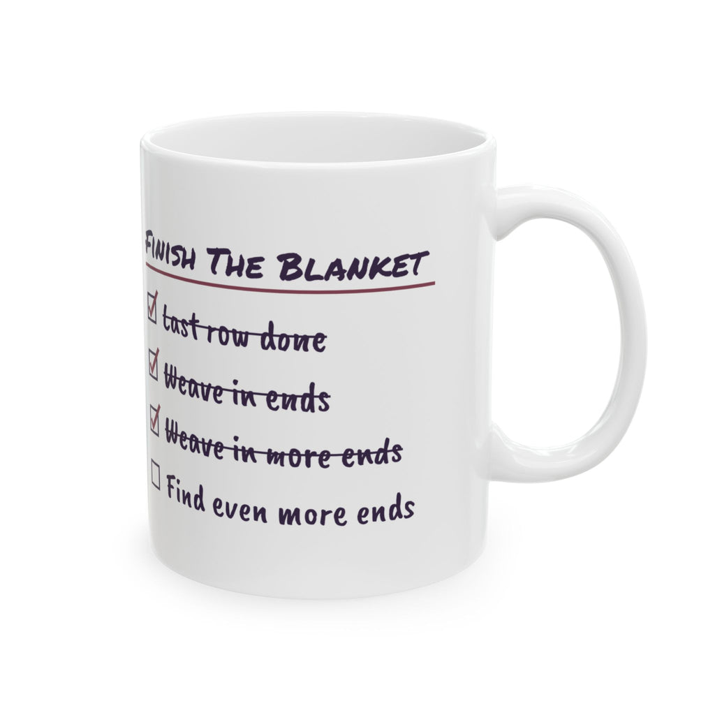 Funny Crochet Coffee Mug Weave In Ends Checklist For Crocheters