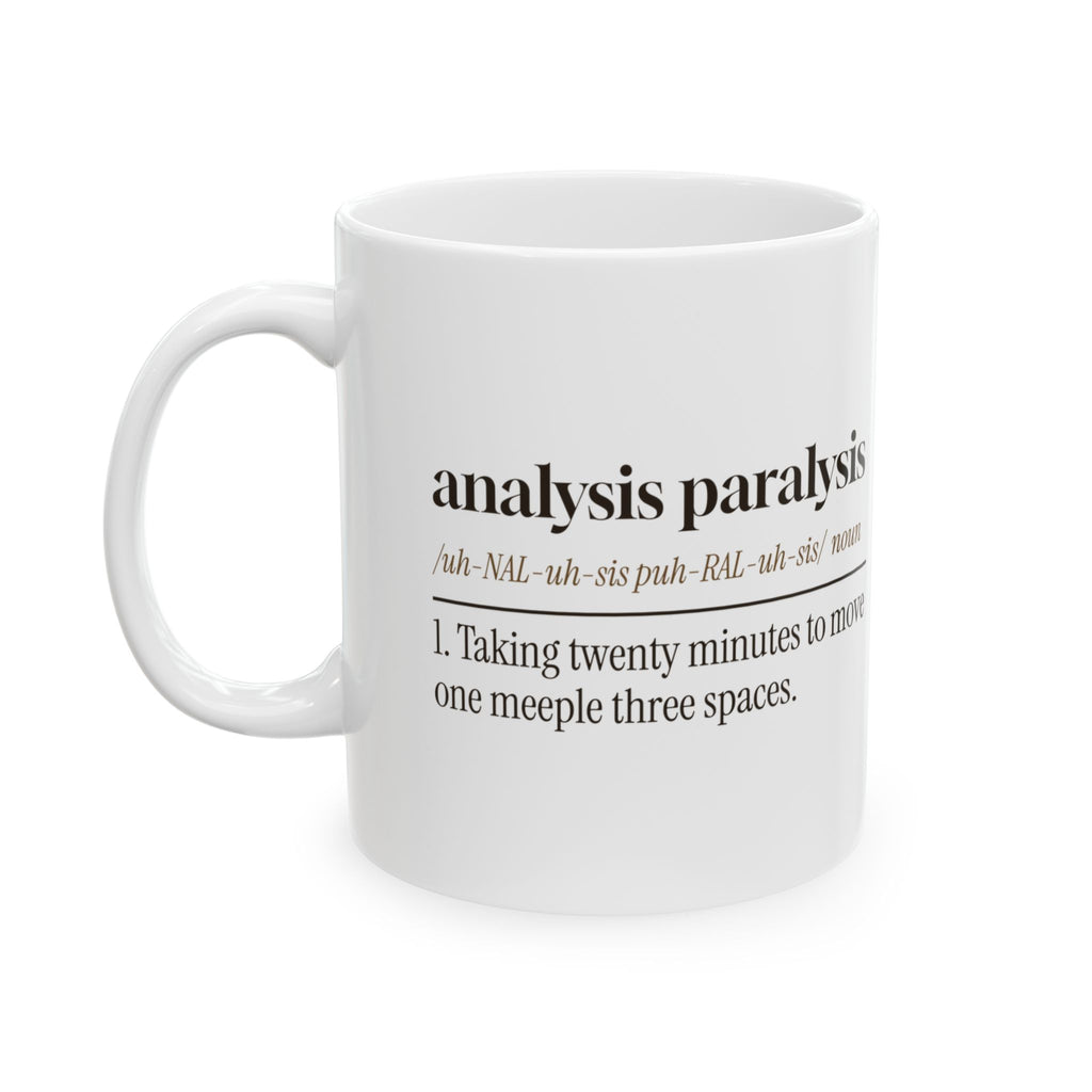 Board Game Coffee Mug Analysis Paralysis Twenty Minutes