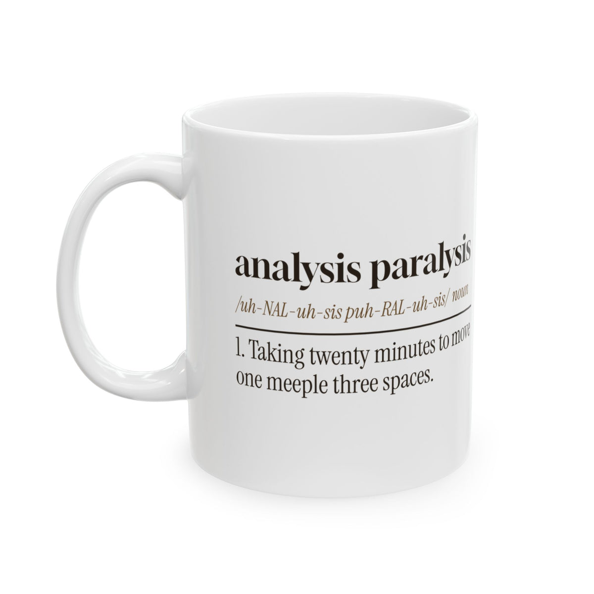 Board Game Coffee Mug Analysis Paralysis Twenty Minutes