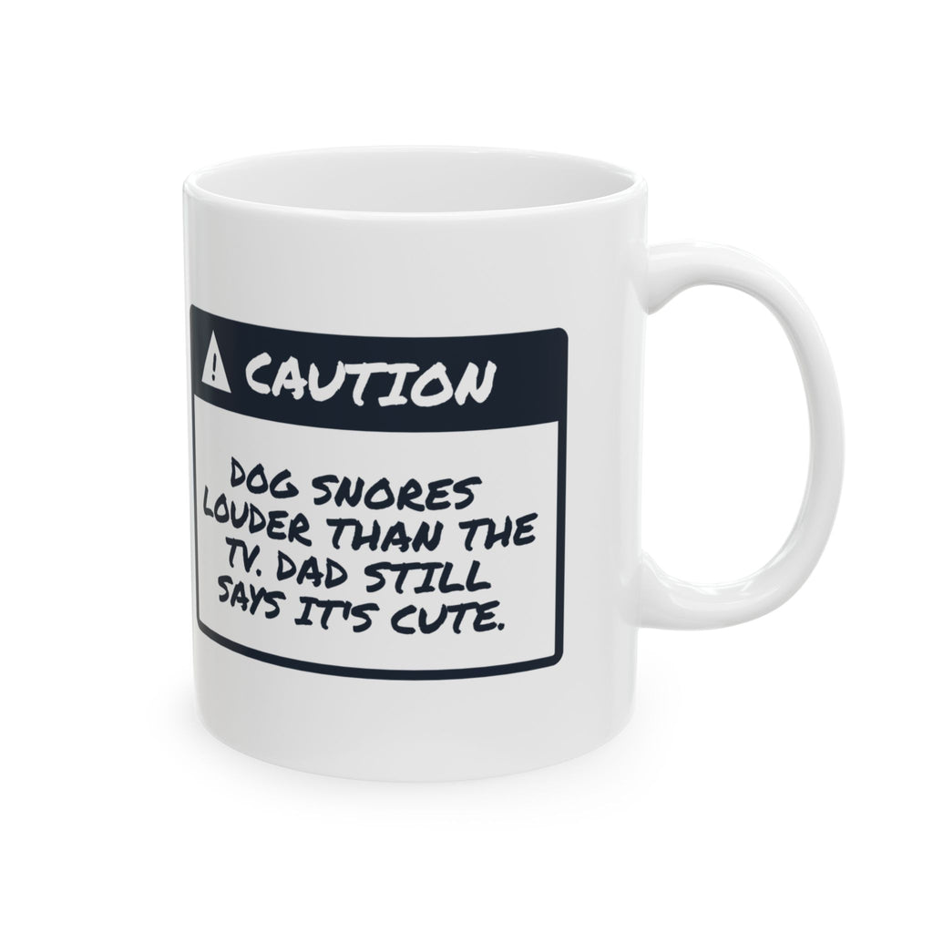 Dog Dad Mug Louder Than The TV Funny Pet Owner Cup