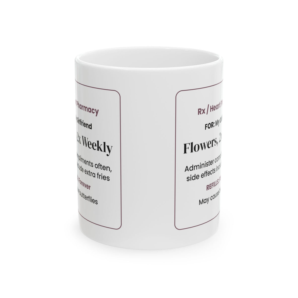 Valentine Mug For Her Administer Compliments Often