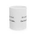 Funny In-Laws Holiday Coffee Mug We're Staying At A Hotel
