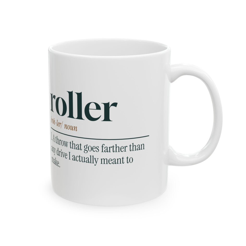 Funny Disc Golf Coffee Mug Roller Dictionary Definition For Disc Golfers