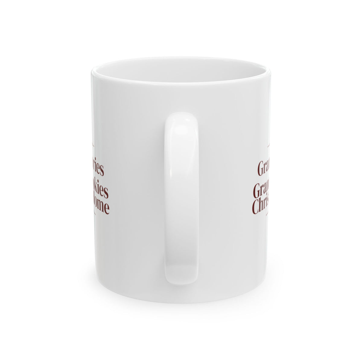 Christmas Coffee Mug Grandpa's Stories Grandma's Cookies Grandparents