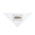 Funny Labrador Sign Dog Bandana Beware Of Kisses For Dog Owners