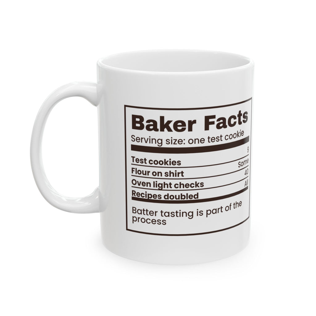 Funny Baking Mug Forty Oven Light Checks Baker Facts For Bakers