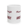 Cozy Christmas Coffee Mug Flannel Firelight And Family
