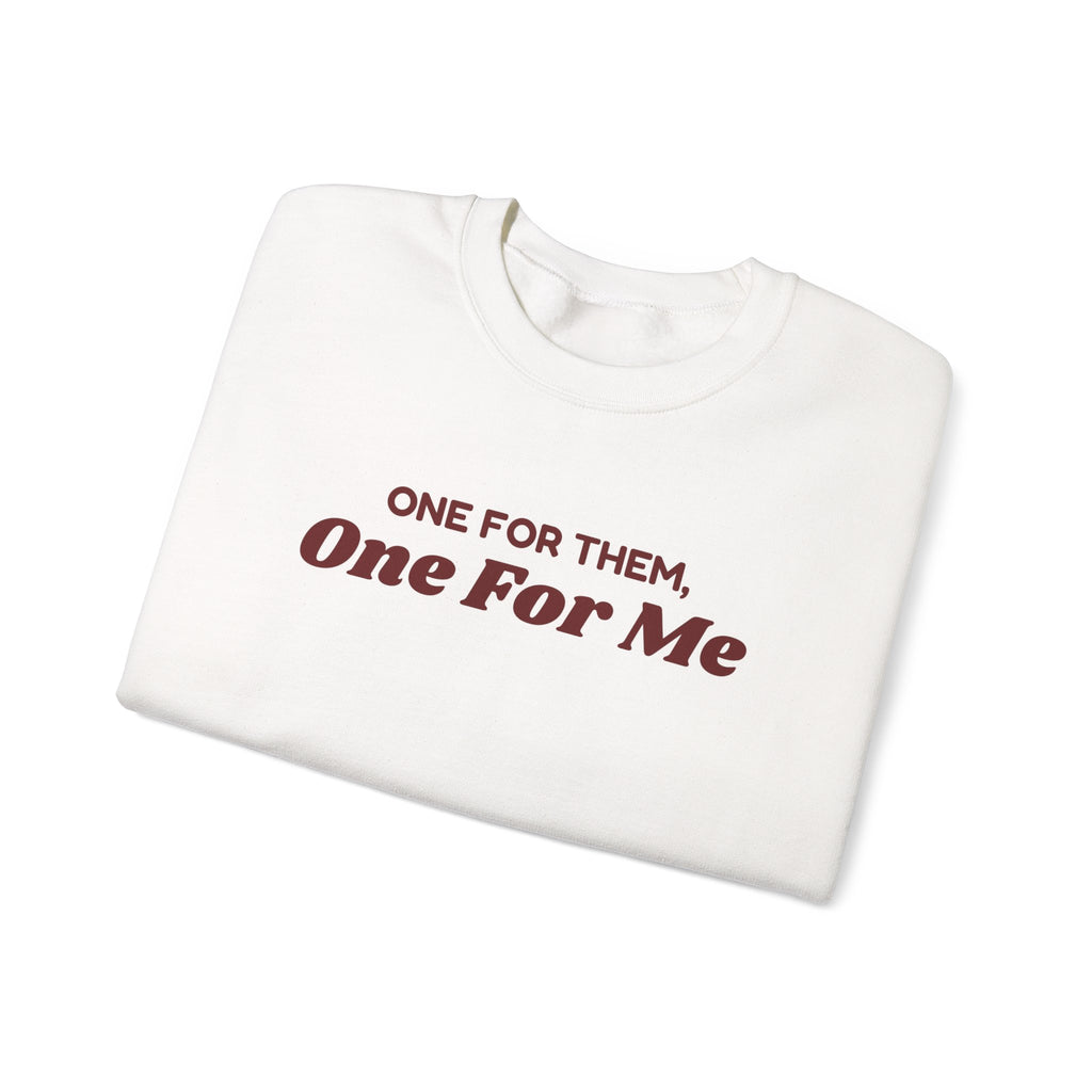 Funny Christmas Shopping Sweatshirt One For Them One For Me