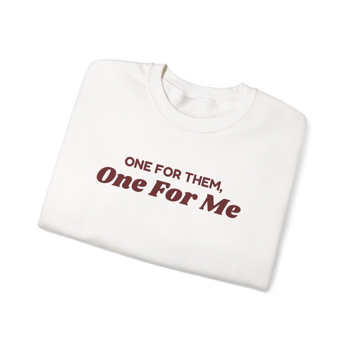 Funny Christmas Shopping Sweatshirt One For Them One For Me