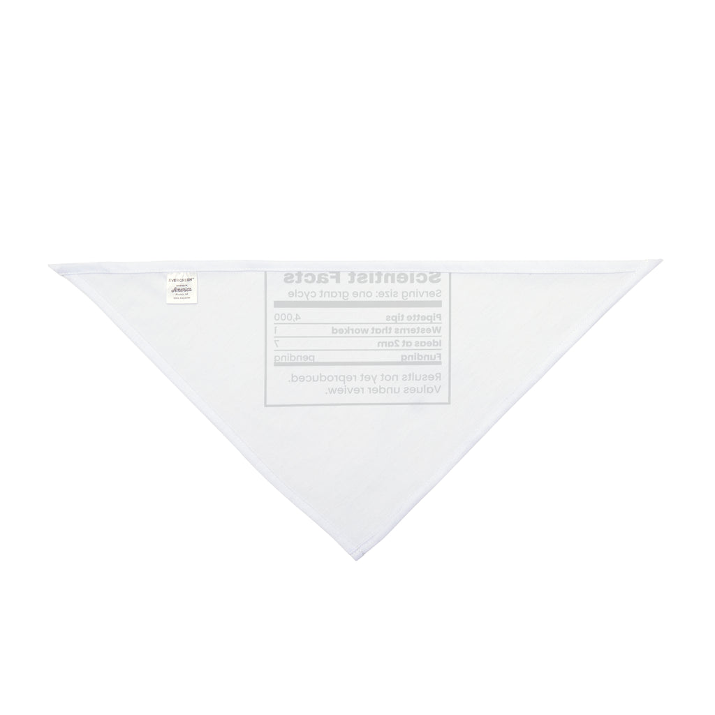 Funny Scientist Dog Bandana Grant Cycle Nutrition Facts For Researchers