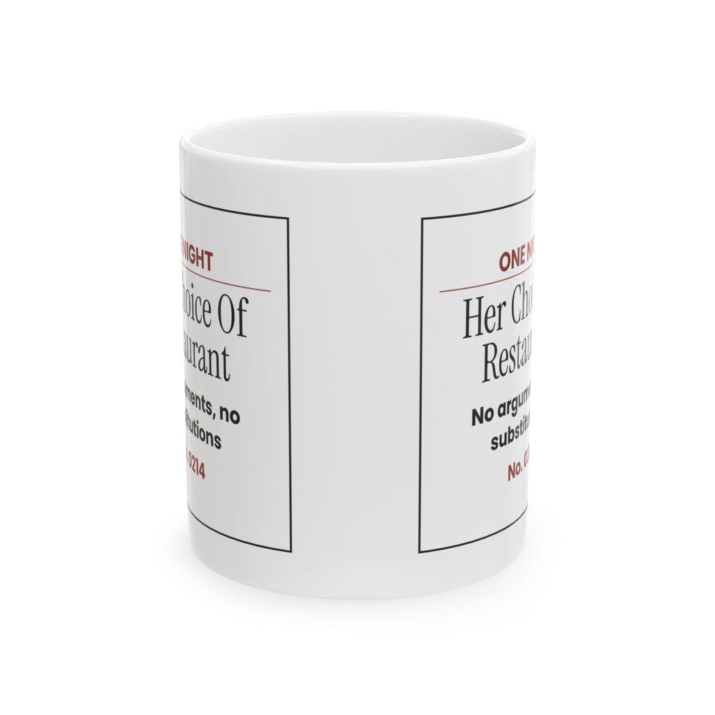 Funny Girlfriend Coffee Mug Her Choice Ticket For Girlfriend