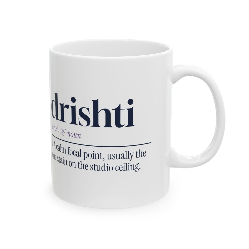 Yoga Mug Drishti Definition Ceiling Stain For Yoga Lovers