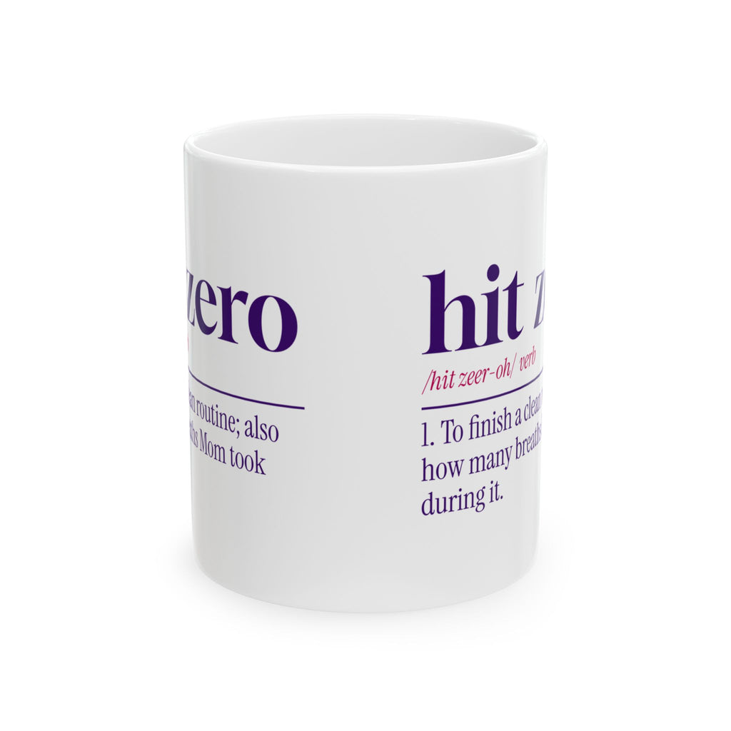 Funny Cheer Mom Coffee Mug Hit Zero Definition For Cheer Moms
