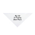 Clever Delivery Driver Dog Bandana "My Job Finding Your Place" Wit