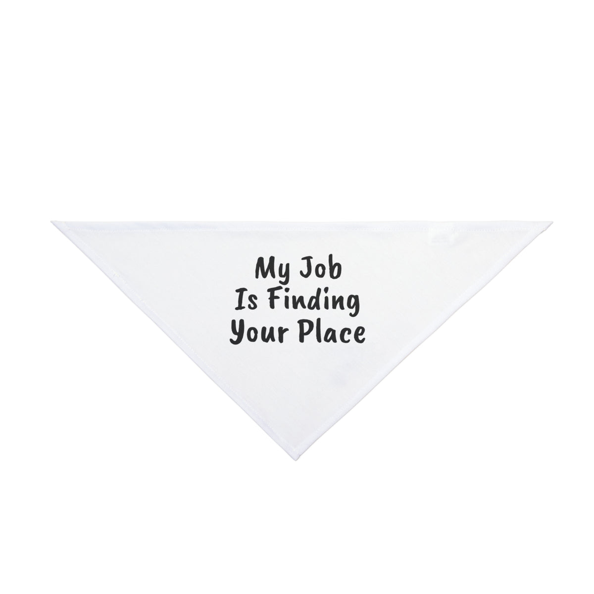 Clever Delivery Driver Dog Bandana "My Job Finding Your Place" Wit