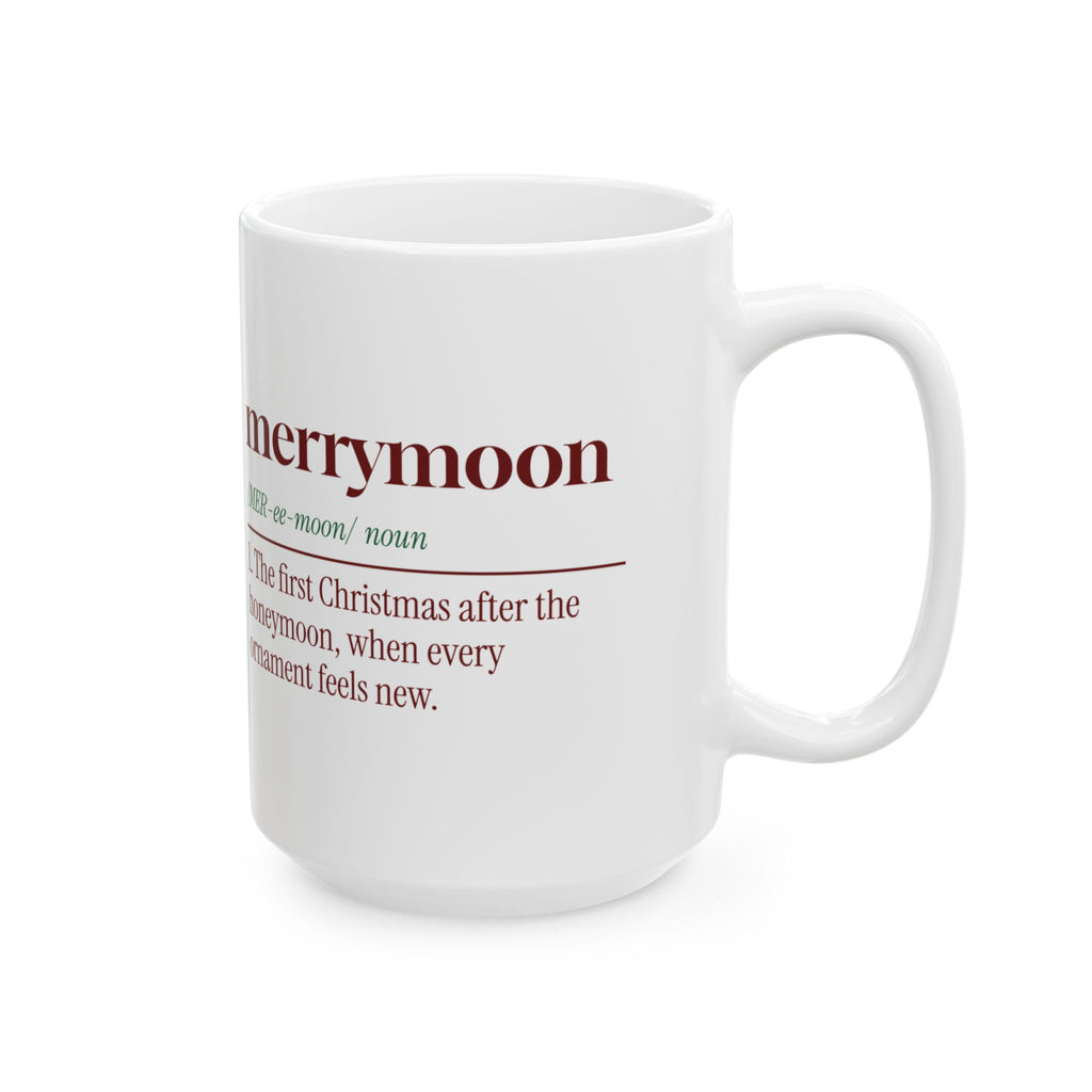Christmas Coffee Mug Merrymoon Dictionary Definition Newlyweds
