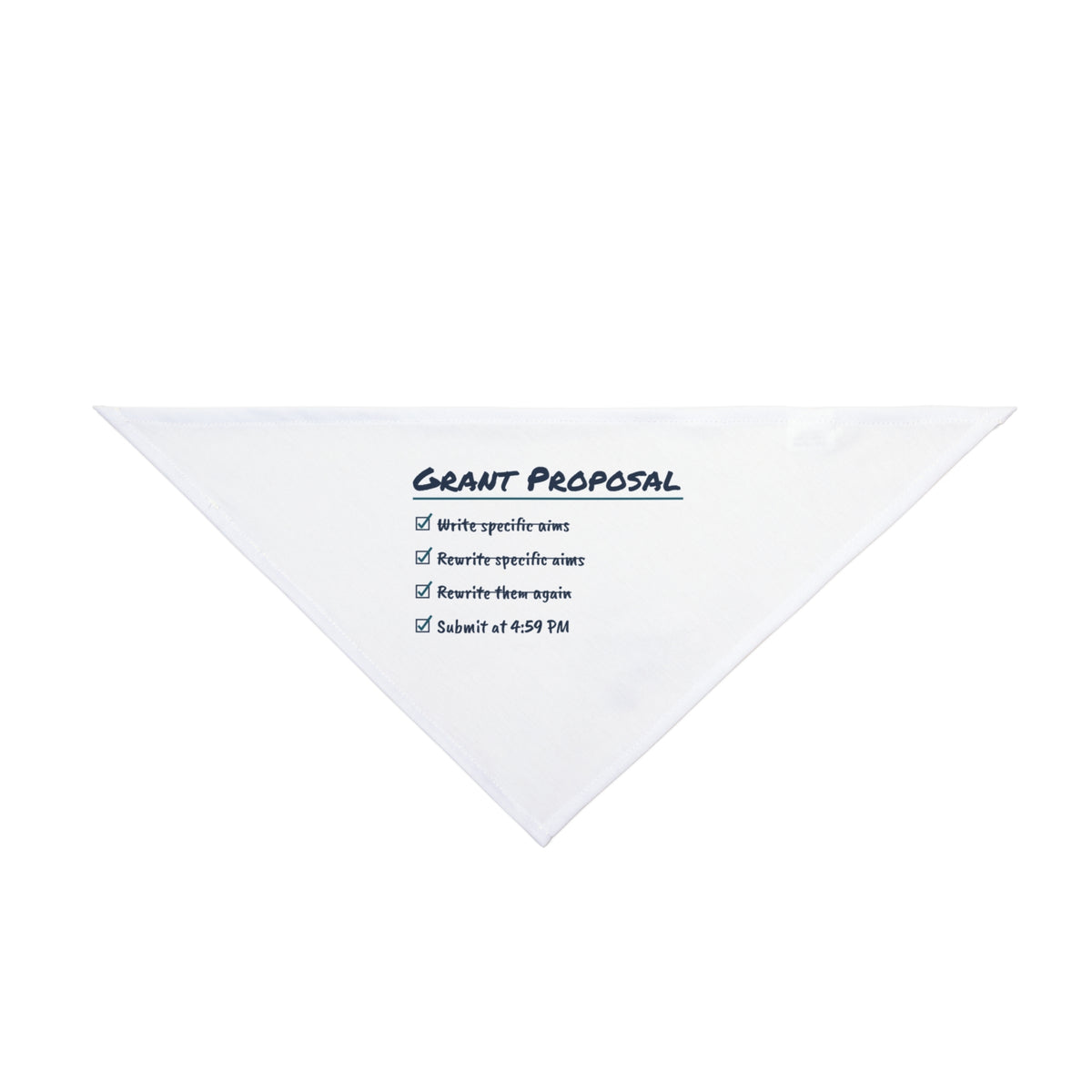 Funny Scientist Dog Bandana Grant Proposal Checklist For Scientists