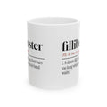 Funny Drummer Coffee Mug Fillibuster Four Bars Too Long For Drummers