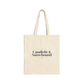 Christmas Tote Bag Candlelit And Snowbound Cozy Winter