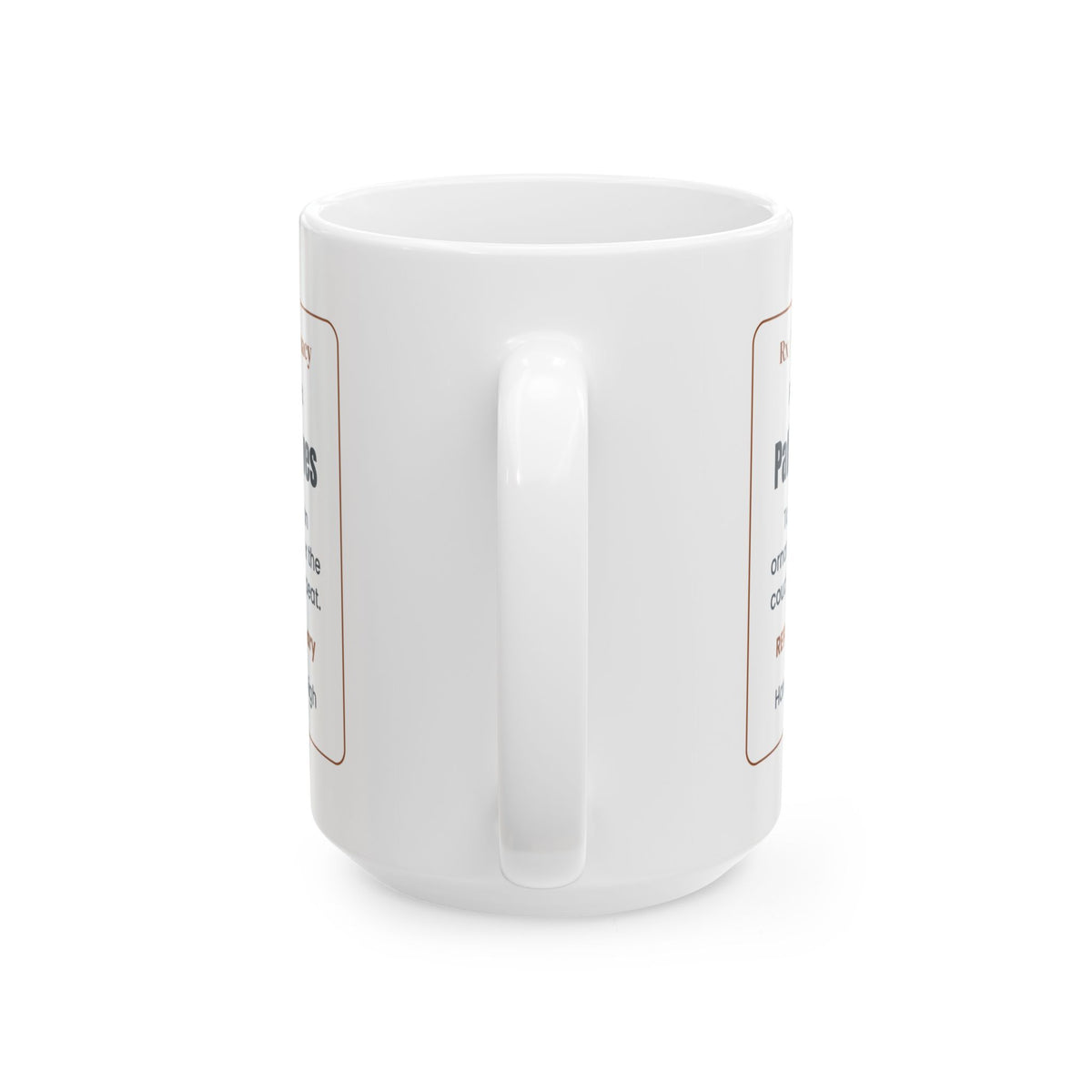 Funny Christmas Coffee Mug Patience 9 Lives Cat Owner Prescription