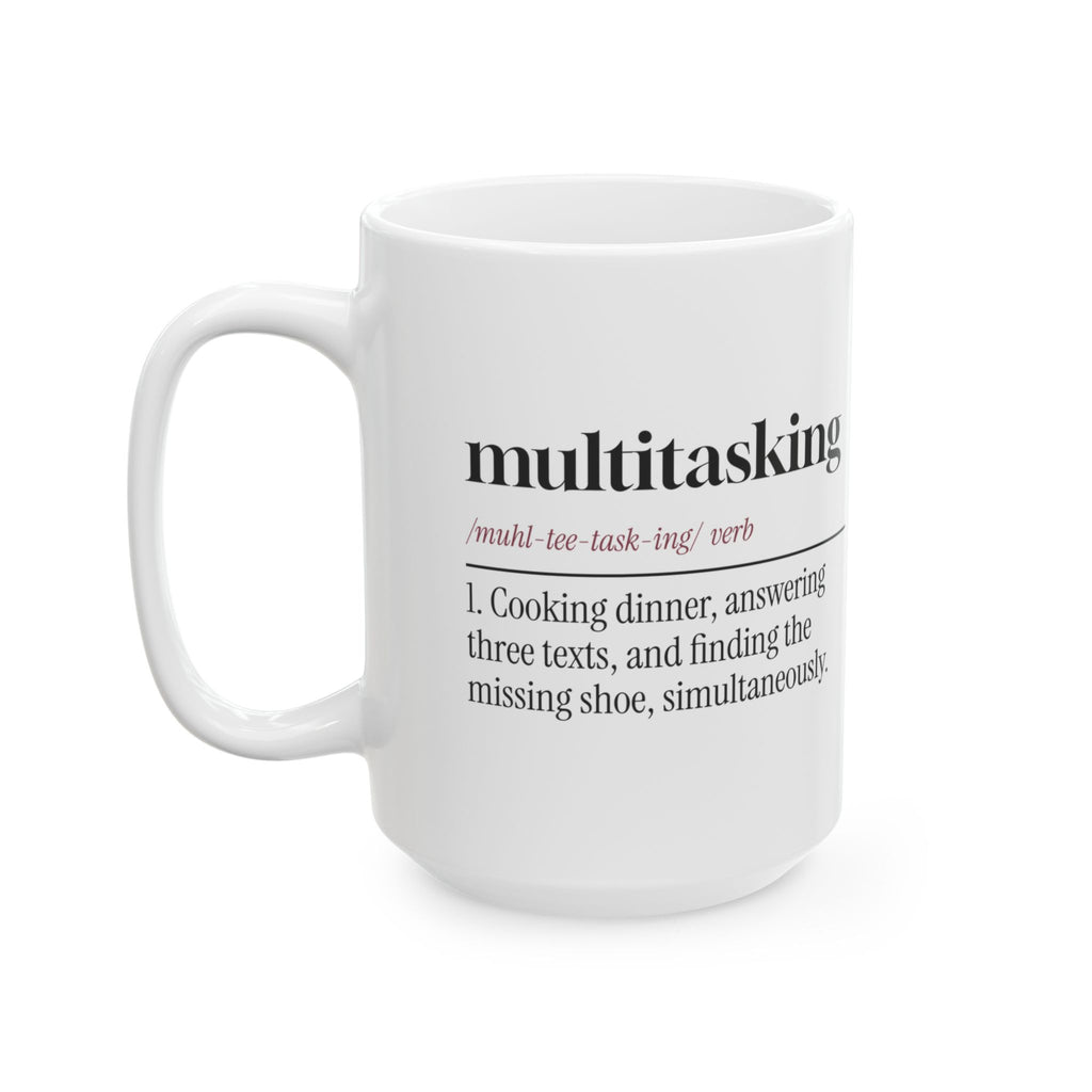 Funny Multitasking Dictionary Coffee Mug Defined By Mom For Wife