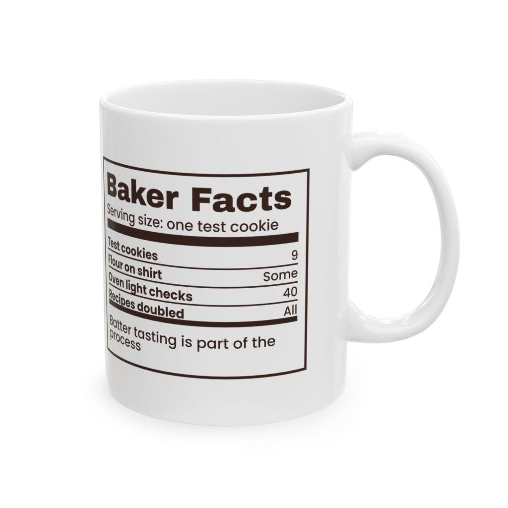 Funny Baking Mug Forty Oven Light Checks Baker Facts For Bakers