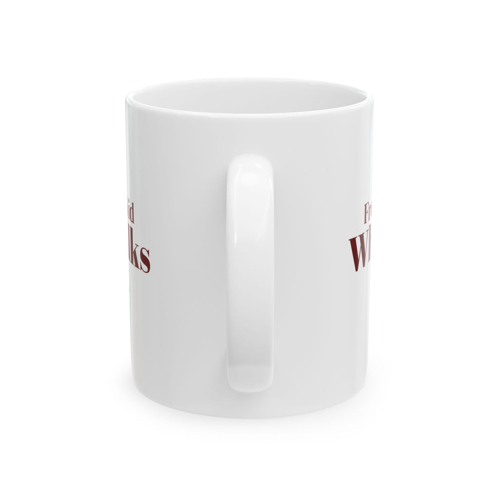 Funny Christmas Teacher Coffee Mug From The Kid Who Talks Most