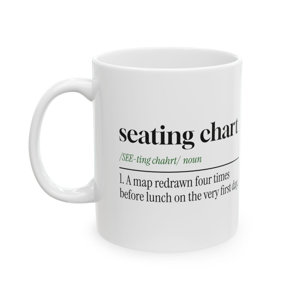 Funny Teacher Coffee Mug Seating Chart Dictionary For Teachers