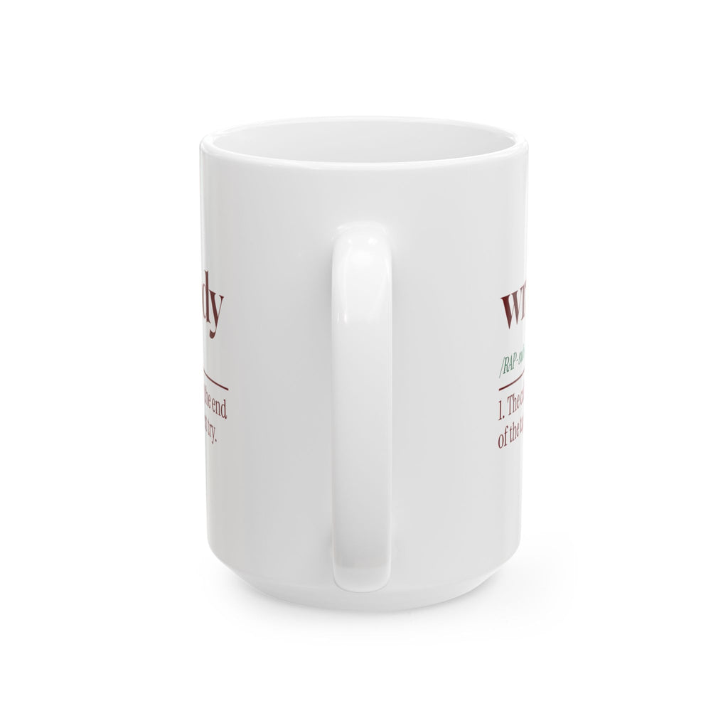 Funny Christmas Coffee Mug Wrapsody Dictionary Definition