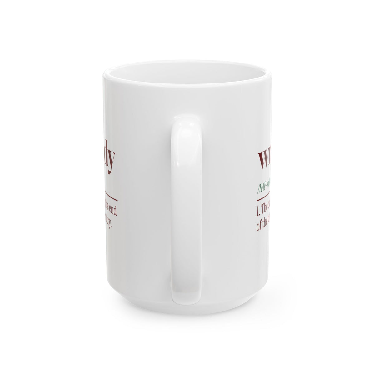 Funny Christmas Coffee Mug Wrapsody Dictionary Definition