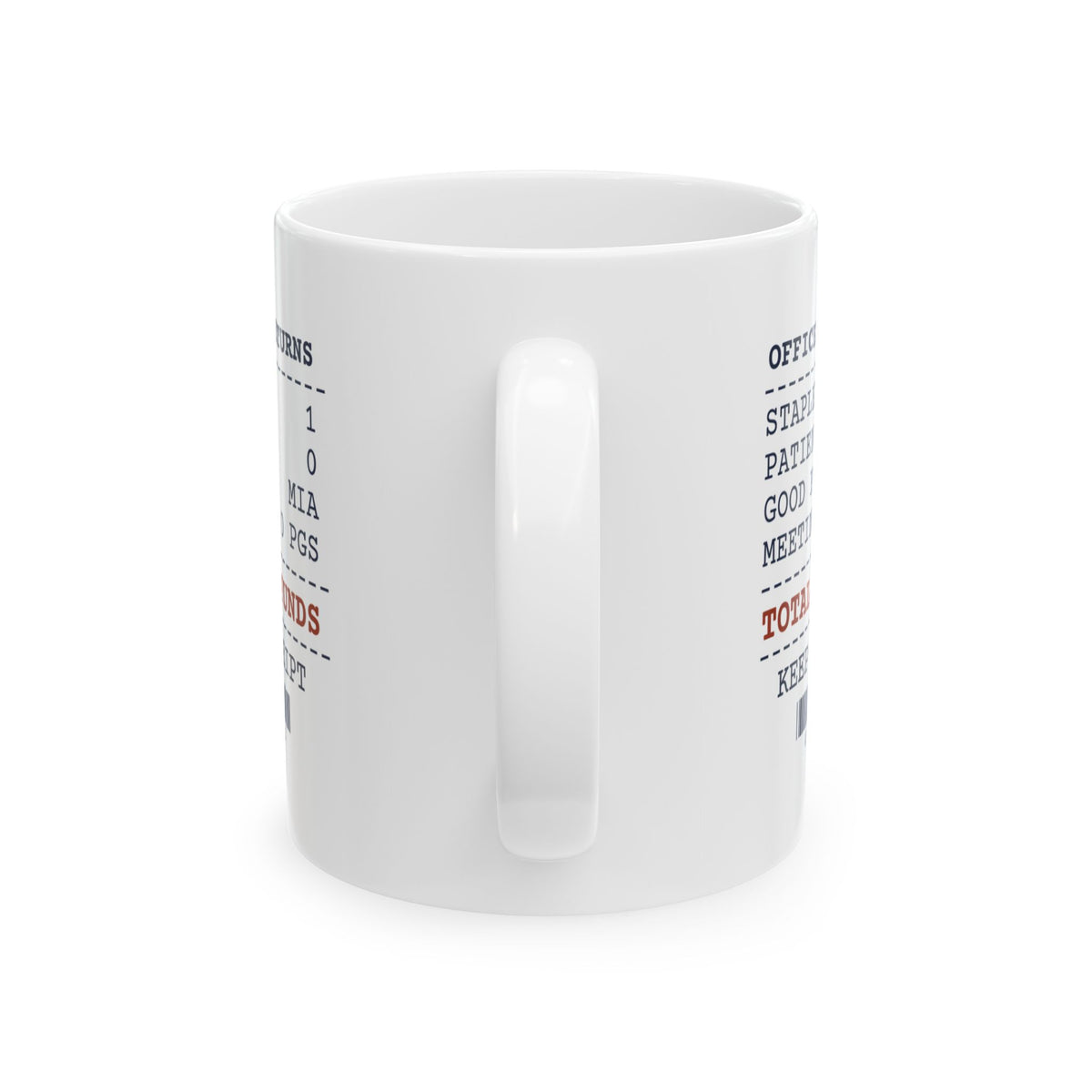 Office Supply Coffee Mug No Refunds No Good Pens