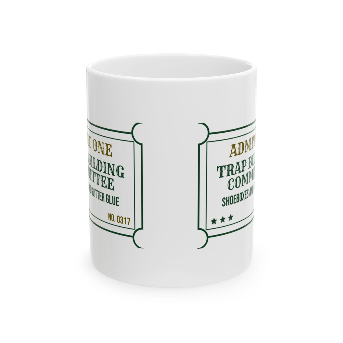 Funny St Patricks Mug Trap Building Committee