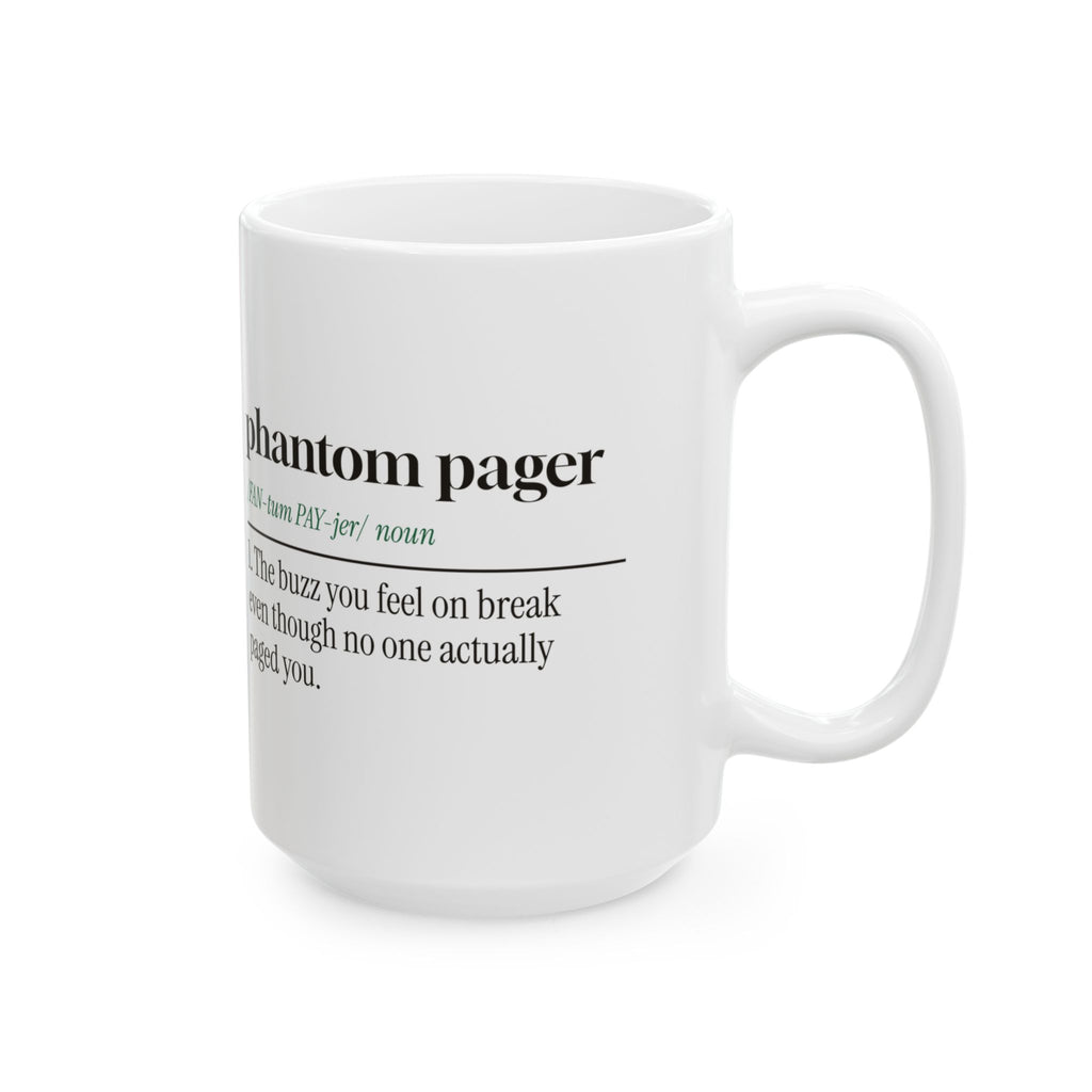 Spooky Nurse Coffee Mug Phantom Pager Definition For Nurses