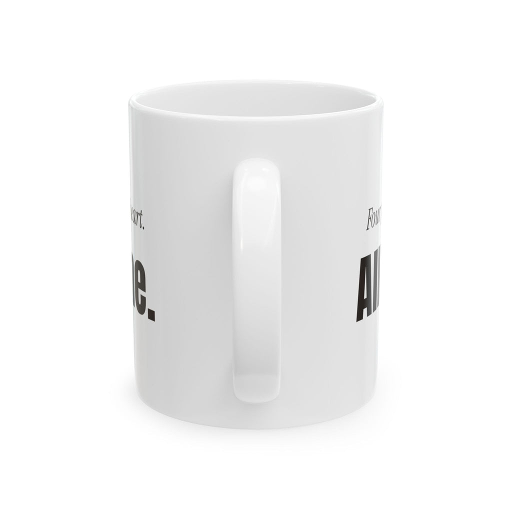 Funny Dog Coffee Mug Four Paws One Heart All Mine For Dog Lovers