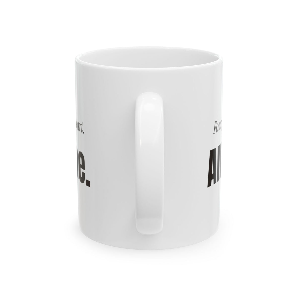 Funny Dog Coffee Mug Four Paws One Heart All Mine For Dog Lovers