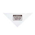 Funny Vet Tech Dog Bandana Greets The Patient First Owner Second