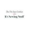 Funny Christmas Baking Sticker The Tin Says Cookies Sewing Stuff